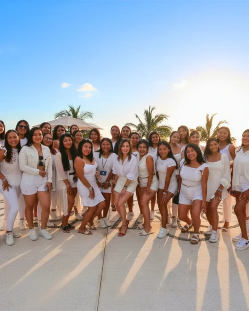 Comunidad GTR Woman · grupo al atardecer